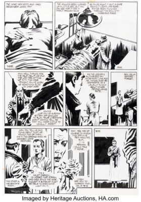 David Lloyd Warrior #9 "V For Vendetta" Story Page 1 Original Art (Quality Communications, 1983). | Heritage