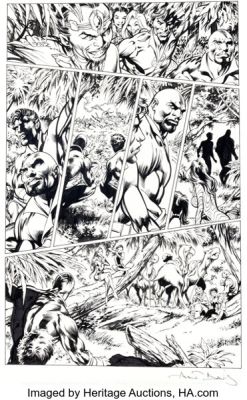 Alan Davis and Mark Farmer The Uncanny X-Men #450 Story Page 8 Original Art (Marvel, 2004). | Heritage