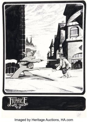 Dave Sim Cerebus’ Six Deadly Sins Portfolio "Avarice" Plate #3 Original Art (Schanes & Schanes, 1981). | Heritage