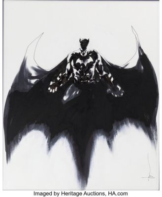 Jock Batman #110 Variant Cover Original Art (DC, 2021). | Heritage