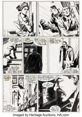 David Lloyd Warrior #21 V For Vendetta Story Page 5 Original Art (Quality Communications, 1983). | Heritage