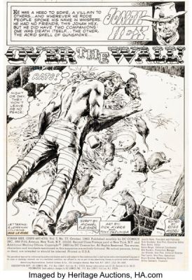 Dick Ayers and Tony DeZuñiga Jonah Hex #77 "Over the Wall!" Complete 23-Page Story Original Art (DC, 1983). (Total: 23 Original Art) | Heritage