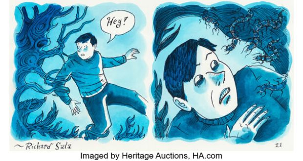 Richard Sala Delphine Story Page 21 Original Art (Fantagraphics Books, 2007). | Heritage