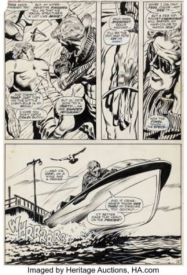 Gene Colan and Syd Shores Daredevil #60 Story Page 4 Original Art (Marvel, 1970). (Total: 2 Original Art) | Heritage