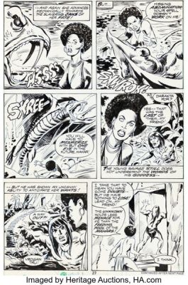 Sal Buscema and Bob Hall Tarzan #20 Story Page 27 Original Art (Marvel, 1979). | Heritage
