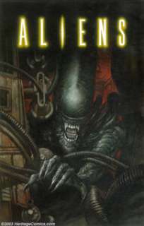 Dave Dorman - Original Cover Art for Aliens Book 2: Nightmare Asylum (Bantam Books, 1993). The second novel in - | Heritage
