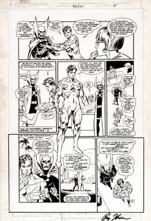 Tony Dezuniga Al Vey Vince Argondezzi - Infinity Inc.â #42 P 5Â (Sold Live on ‘Dueling Dealers of Comic Art‘ Episode #62 Podcast on 3-23-2022 Watch It Here!