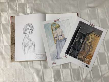 Renaud / Baudot | Inkt en Bloed - Beurs editie met stofomslag - 2x prenten & Originele tekening van Renaud - Cartonné - EO - (2017) | Catawiki