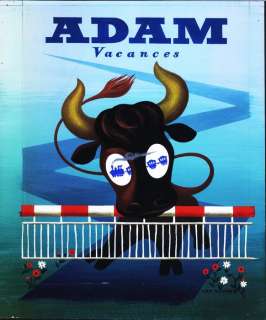 Kouper, Léo | Kouper, Léo - Peinture originale - Adam Vacances | Catawiki