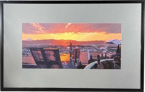 Syd Mead Color Reproduction Illustration "TOKYO 2040" | Mandarake (Big Web)