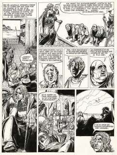 Franz | Jugurtha, La nuit des Scorpions, planche originale à l’encre de chine. | Septimus