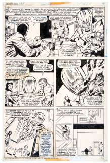 "FANTASTIC FOUR" #148 COMIC BOOK PAGE ORIGINAL ART. | Hake’s
