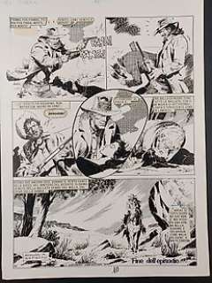 Repetto, Miguel Angel - 1 Original page - La ballata di Malara Caine | Catawiki