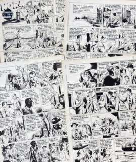 Mathelot | Â«Nora Reporter dans l’île du DiableÂ». Ensemble de 20 planches | Tessier Sarrou