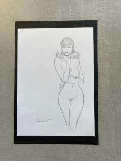 Berthet, Philippe - 1 Original drawing - Dessin original - Pin-up | Catawiki
