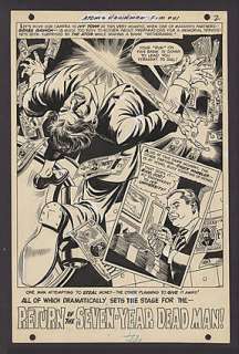 ATOM AND HAWKMAN Issue #41 Splash Page | ComicConnect