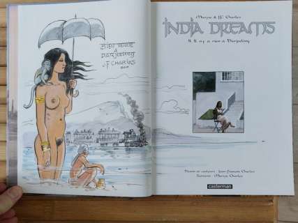 India Dreams T4 - Il n’y a rien à Darjeeling + dessin original couleur - 1 Album - EO - 2007 | Catawiki