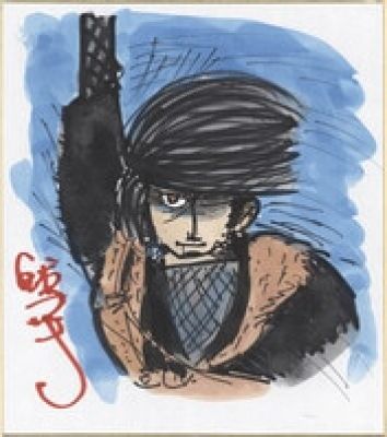 Sanpei Shirato ':Hand-Drawn Color Shikishi&quot:Ninja Bugei-Cho&quot: Kagemaru | Mandarake (Big Web)