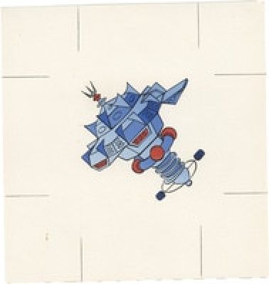 Cisco original Hanken Color Illustration"Zone Fighter" | Mandarake (Big Web)