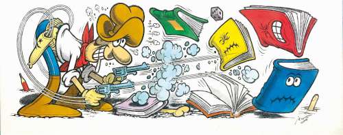 B. JACOVITTI (1923-1997) - Cocco Bill e la Cultura | Little Nemo