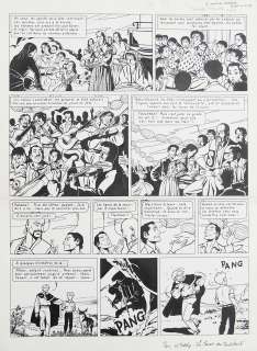 François Craenhals | Pom et Teddy Le Secret du Balibach Planche originale | Septimus