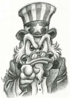 Joan Vizcarra - Uncle Scrooge - Tribute to Uncle Sam Wants You | Catawiki
