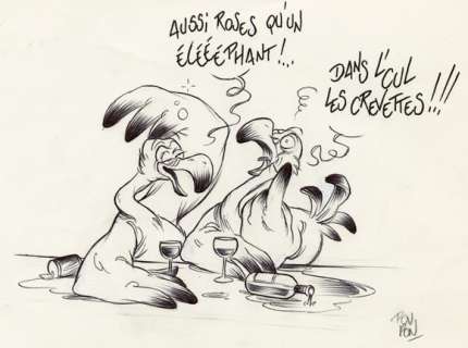 Nicolas Poupon - Le flamand rose - Le cri de l‘autruche