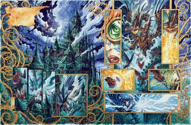 Olivier Ledroit | Wika tome 2 double planche 30-31 | 2DGalleries