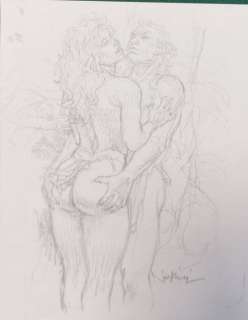 Paolo Eleuteri Serpieri- Druuna - 1 Croquis original - Druuna - Sketch originale | Catawiki