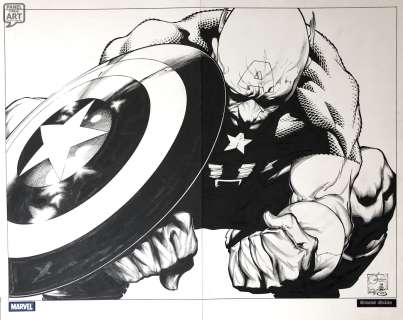Joe Quesada - Captain America Reborn 1 Cover
