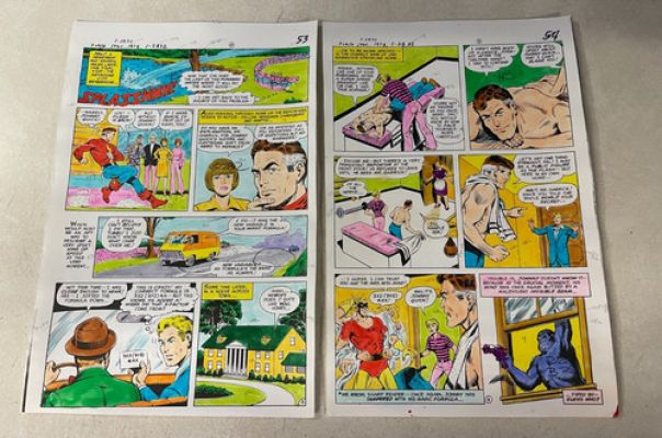 FLASH comic ART color guides 1978 GA FLASH GARRICK JOHNNY QUICK GRODD 2 pgs | eBay US (Buy It Now)