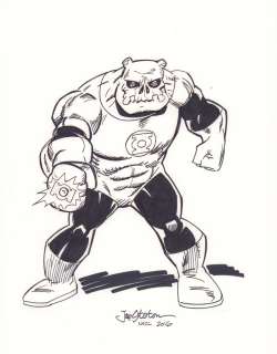 Joe Staton - Green Lantern Kilowog Commission - 2016 Signed
