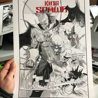 Continue shopping - KING SPAWN TPB VOL 1 - ORIGINAL COVER ART BY JAVI FERNANDEZ