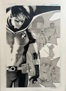 Home page - DC YOUNG JUSTICE #5 ORIGINAL COVER ART BY BELEN ORTEGA