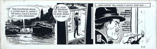 Bob Lewis - 1 Original page - Secret Agent X-9 | Catawiki