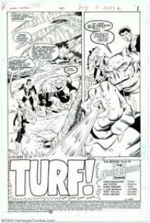 Joe Staton - Original Art for Green Lantern, Group of 5 Pages (DC, 1980s). Joe Staton delivers a dazzling array - | Heritage