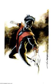 Mitchell Breitweiser - Nightcrawler Illustration (2004) Mitchell Breitweiser offers this ebullient portrait of -