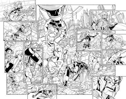 Nick Bradshaw, Walden Wong | Guardians Of The Galaxy # 15 pages 6-7 | Walden Wong