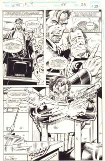 Andrew Pepoy, Gordon Purcell - What If... the Punisher Had Killed Spider-Man? #58 P.25 / 28 - 1994 Signed