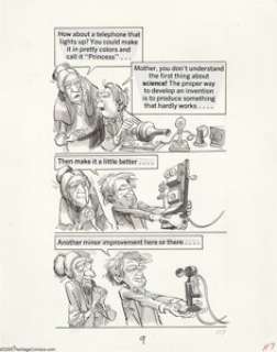 Jack Davis - "A Mad Look at Old Movies," pages 117 and 118 Original Art (Signet, 1966). In this - | Heritage