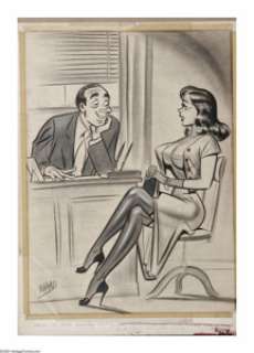 Bill Ward - Humorama Cartoon Original Art (Humorama, undated). Some cartoonists are famous for their drawings of - | Heritage