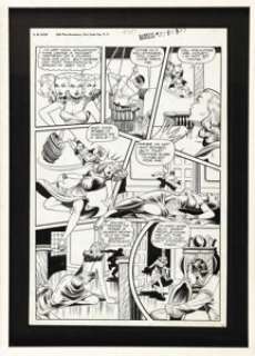 Matt Baker - Rangers Comics #37 Complete 6-page "Glory Forbes" Story Original Art "Mrs. Plush - | Heritage