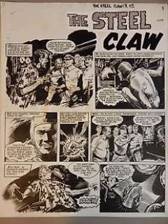 Blasco, JesÃºs - Original page (p.1933)  - The Steel Claw  - (1966)