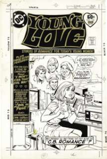 Bob Oksner and Vince Colletta - Young Love #126 Cover Original Art (DC, 1977). Before Al Gore invented the - | Heritage