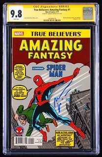 True Believers: Amazing Fantasy starring Spider-Man #1 - CGC Signature Series - Andrew Garfield - No Reserve Price! - 1 Signed graded comic - 2017 - CGC 9,8