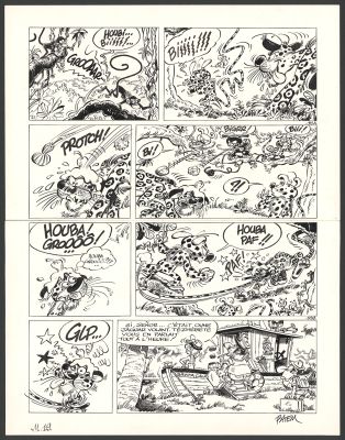 Batem | Le Marsupilami - Magie blanche (T.19) - Planche originale n°15 | Daniel Maghen