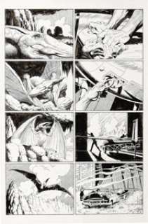 Mark Schultz - Xenozoic Tales #6, page 1 Original Art (Kitchen Sink, 1988). The fluidity and grace of Mark -