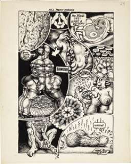 Robert Crumb Big Ass Comics #1 "All Meat Comics" Page 3 Original Art (Rip Off Press, 1969). The - | Heritage