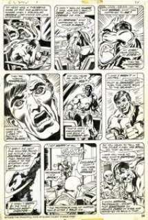 Dave Cockrum Giant-Size X-Men #1 page 24 Original Art (Marvel, 1975). Cyclops finds himself with normal -