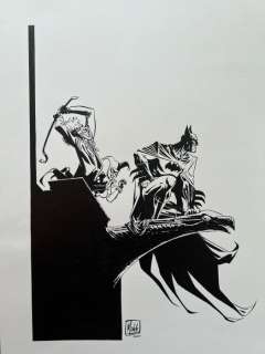 Minck Oosterveer - 1 Original drawing - Batman in Gefahr - Joker - Harley Quinn - 2011 | Catawiki